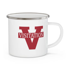 Load image into Gallery viewer, Visitation Varsity - Enamel Camping Mug