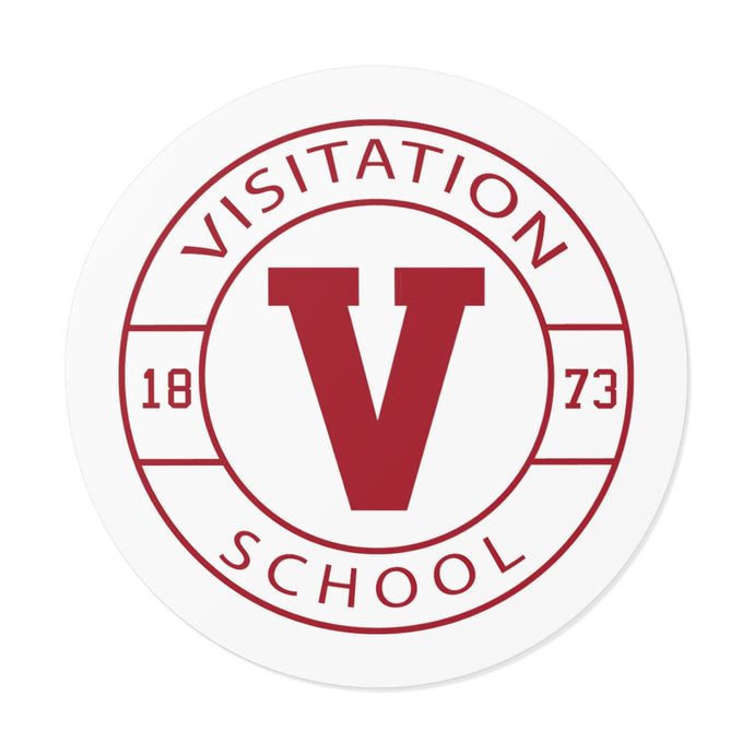 Visitation School - Round Vinyl Stickers