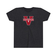 Load image into Gallery viewer, Visitation Varsity - Youth Short Sleeve Tee