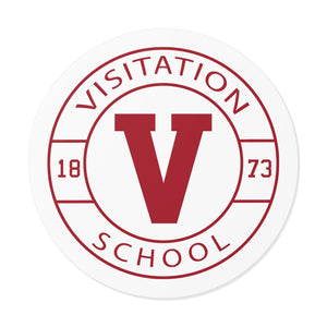 Visitation School - Round Vinyl Stickers
