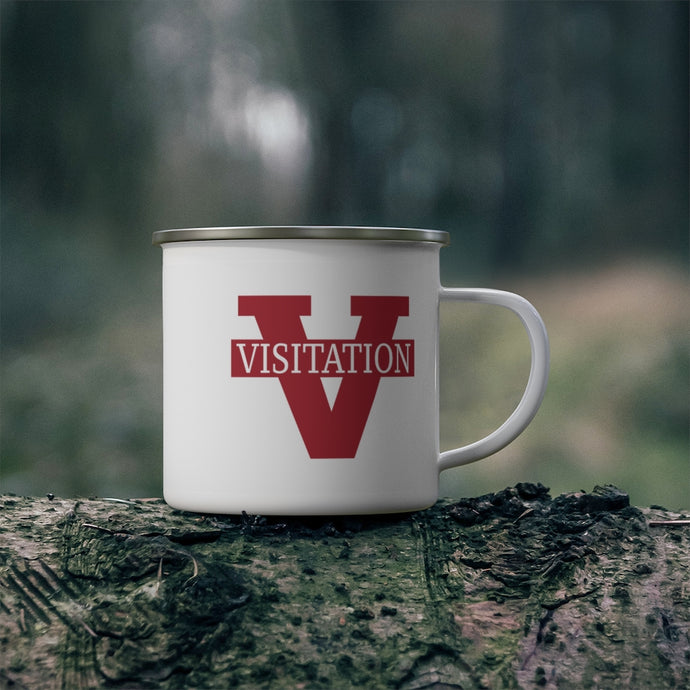 Visitation Varsity - Enamel Camping Mug