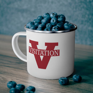 Visitation Varsity - Enamel Camping Mug